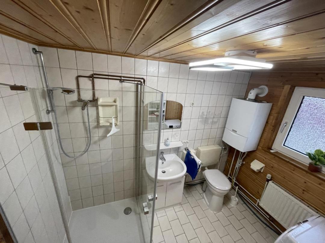 Neu! Das Kleine Rote Hoch-Haus Rechtenfleth Buitenkant foto